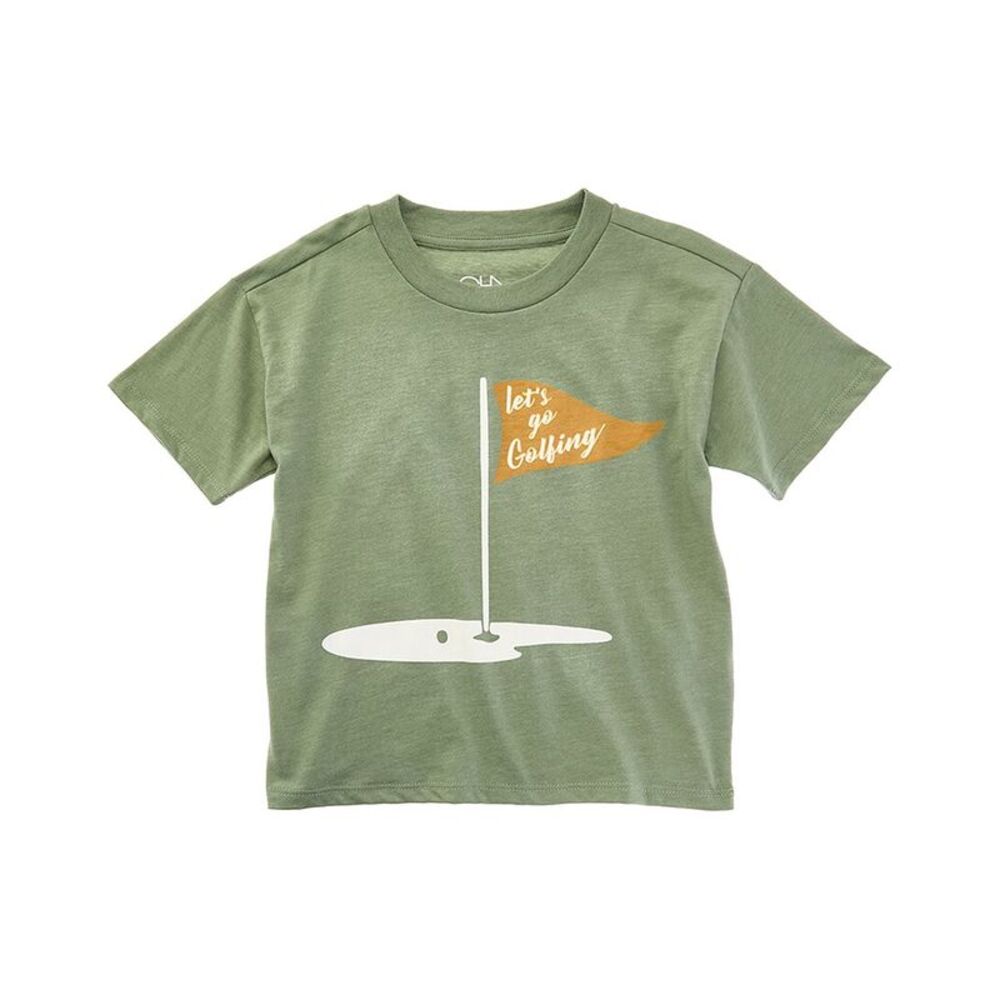 Chaser Boys Let's Go Golfing T-Shirt, Green